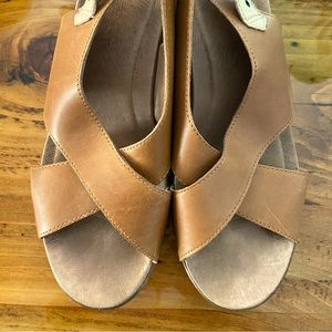Dansko wedge sandal. Size 42, European, 11 US gently worn.